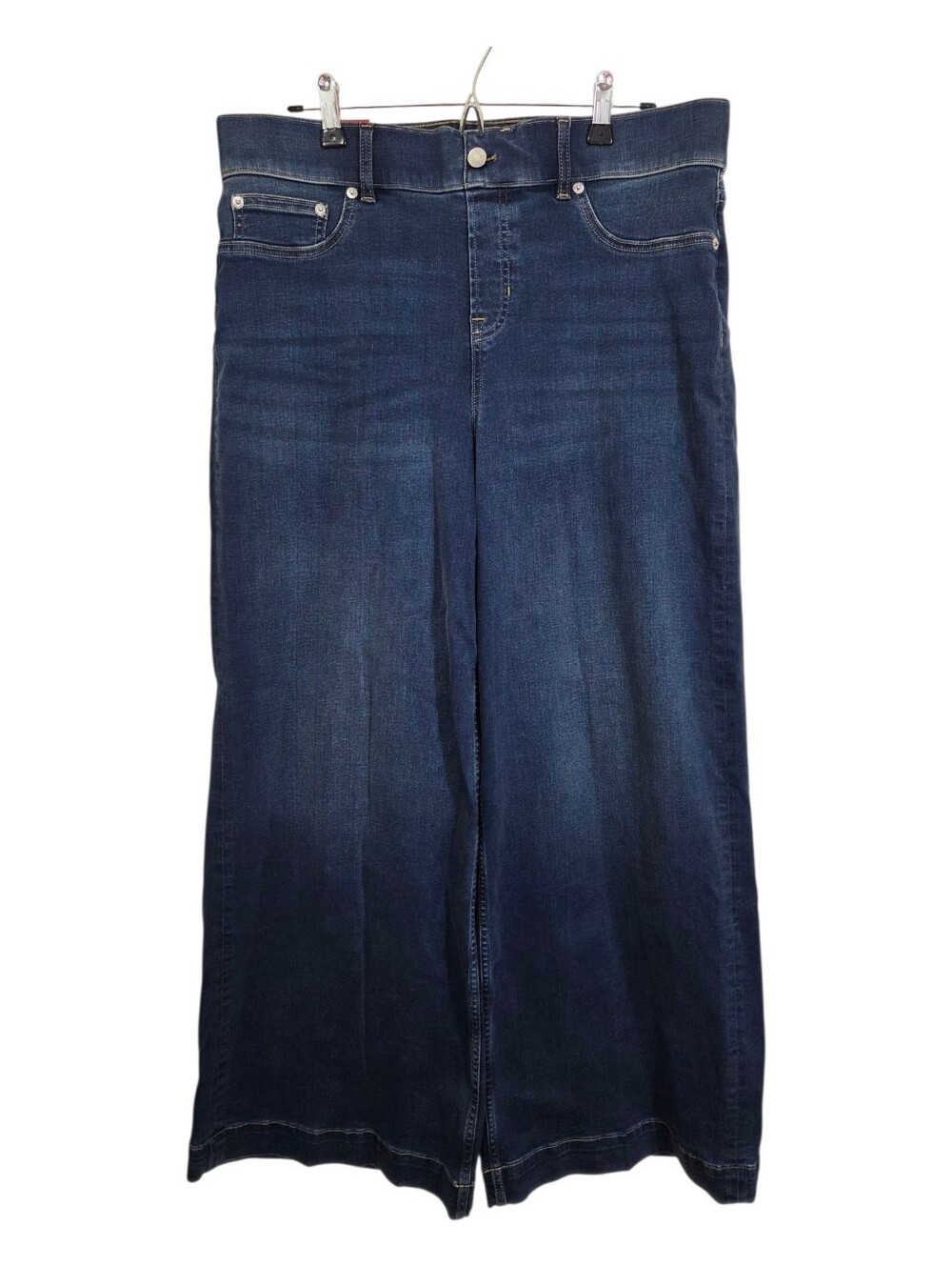 NWT Spanx Shape EveryWear Wide Leg Jeans Medium Compression Size XL Petite